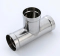 304 Stainless Steel Socket Welding Tee Thin Wall Equal Diameter Sanitary Water Pipe Class Mirror Surface High-Pressure Plumbing